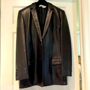 Vintage Calvin Klein leather jacket.